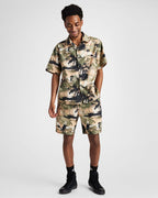 Camisa Festival Button Down Palm Camo