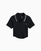 Polo Slim Button Up Preto