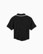 Polo Slim Button Up Preto