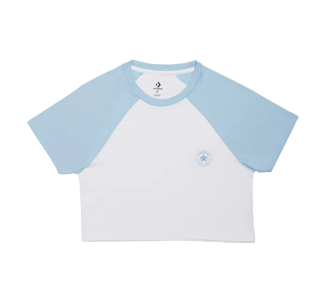 Camiseta Cropped Raglan Standard Fit Feminino