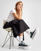 Chuck Taylor All Star Lift Double Stack Plaid Cano Baixo