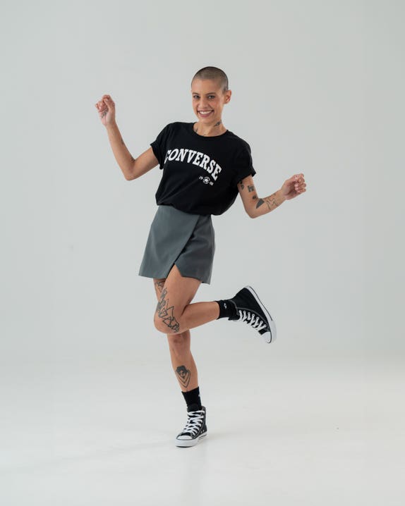 Camiseta Converse Retro Standard Fit Feminino