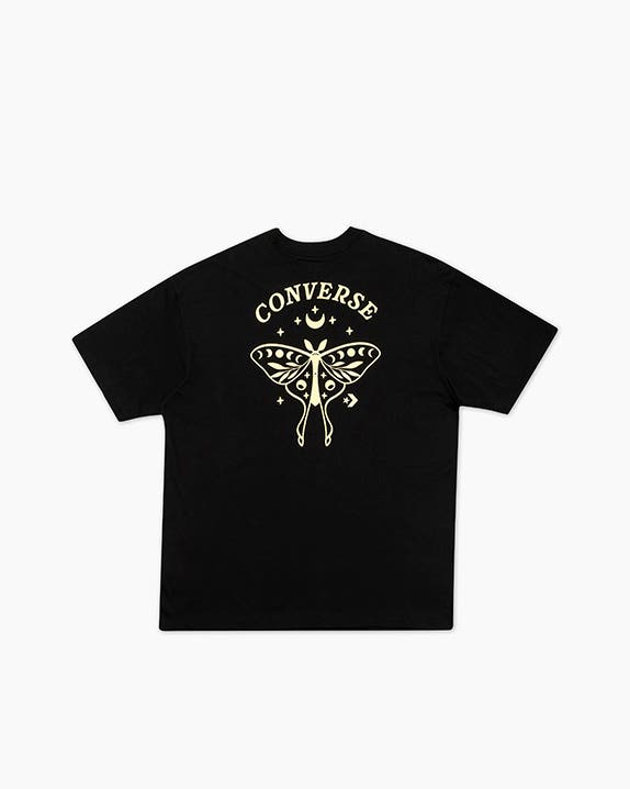 Camiseta Borboleta Frente e Costas Oversized Fit Feminino