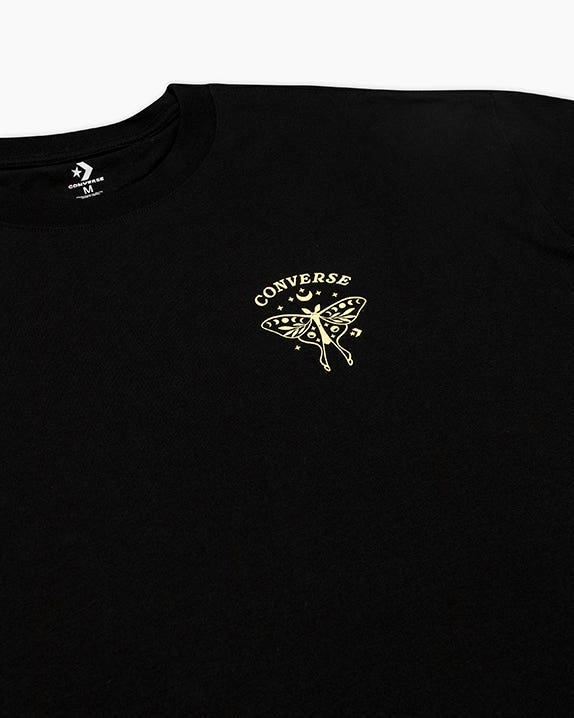 Camiseta Borboleta Frente e Costas Oversized Fit Feminino