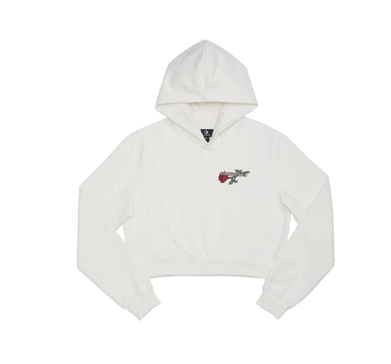 Moletom Flor com Capuz Standard Fit Feminino
