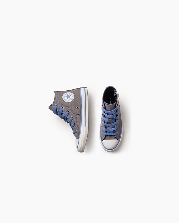 Chuck Taylor All Star Side Zip Canvas+1 Juvenil Cano Alto