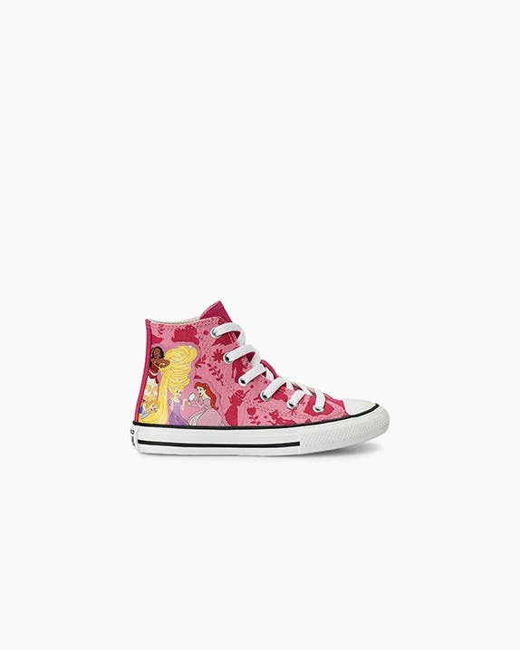 Chuck Taylor All Star Juvenil Disney Princesa Cano Alto