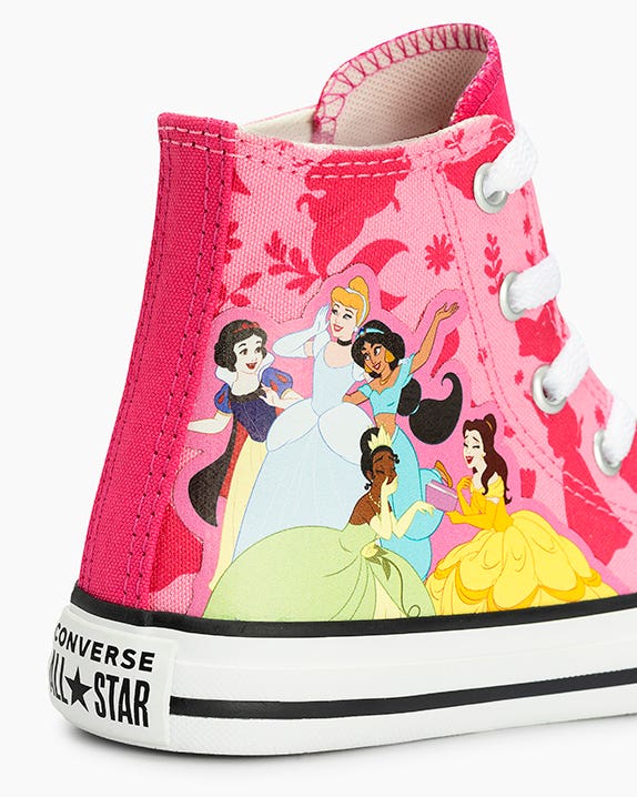 Chuck Taylor All Star Juvenil Disney Princesa Cano Alto