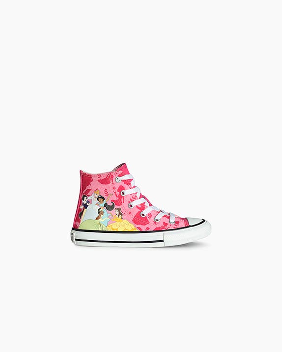 Chuck Taylor All Star Juvenil Disney Princesa Cano Alto
