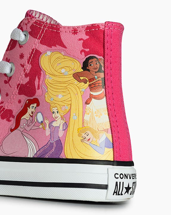 Chuck Taylor All Star Juvenil Disney Princesa Cano Alto