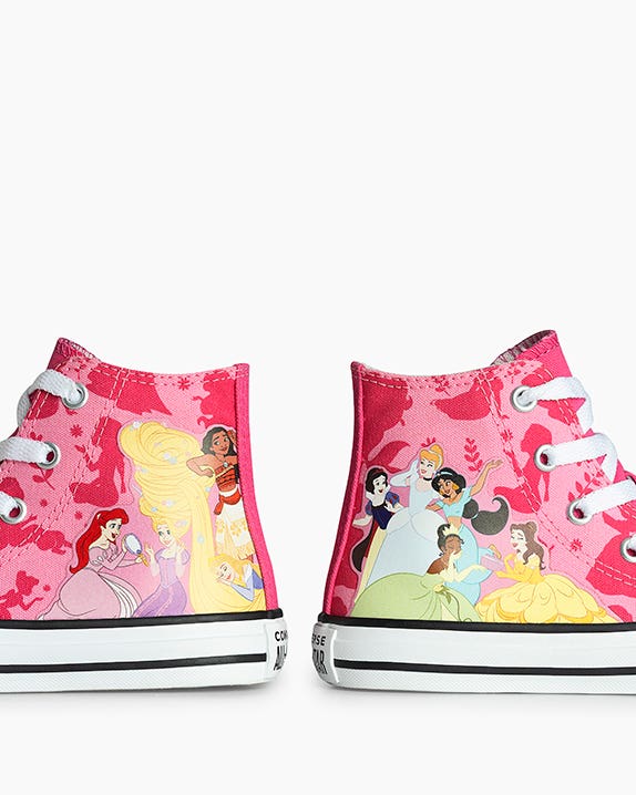 Chuck Taylor All Star Juvenil Disney Princesa Cano Alto