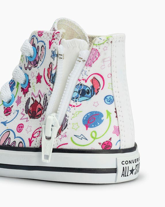 Converse x Disney Stitch Chuck Taylor All Star Side Zip Criança Cano Alto