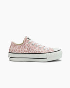 Chuck Taylor All Star Lift Neutral Colors Animal Print Cano Baixo
