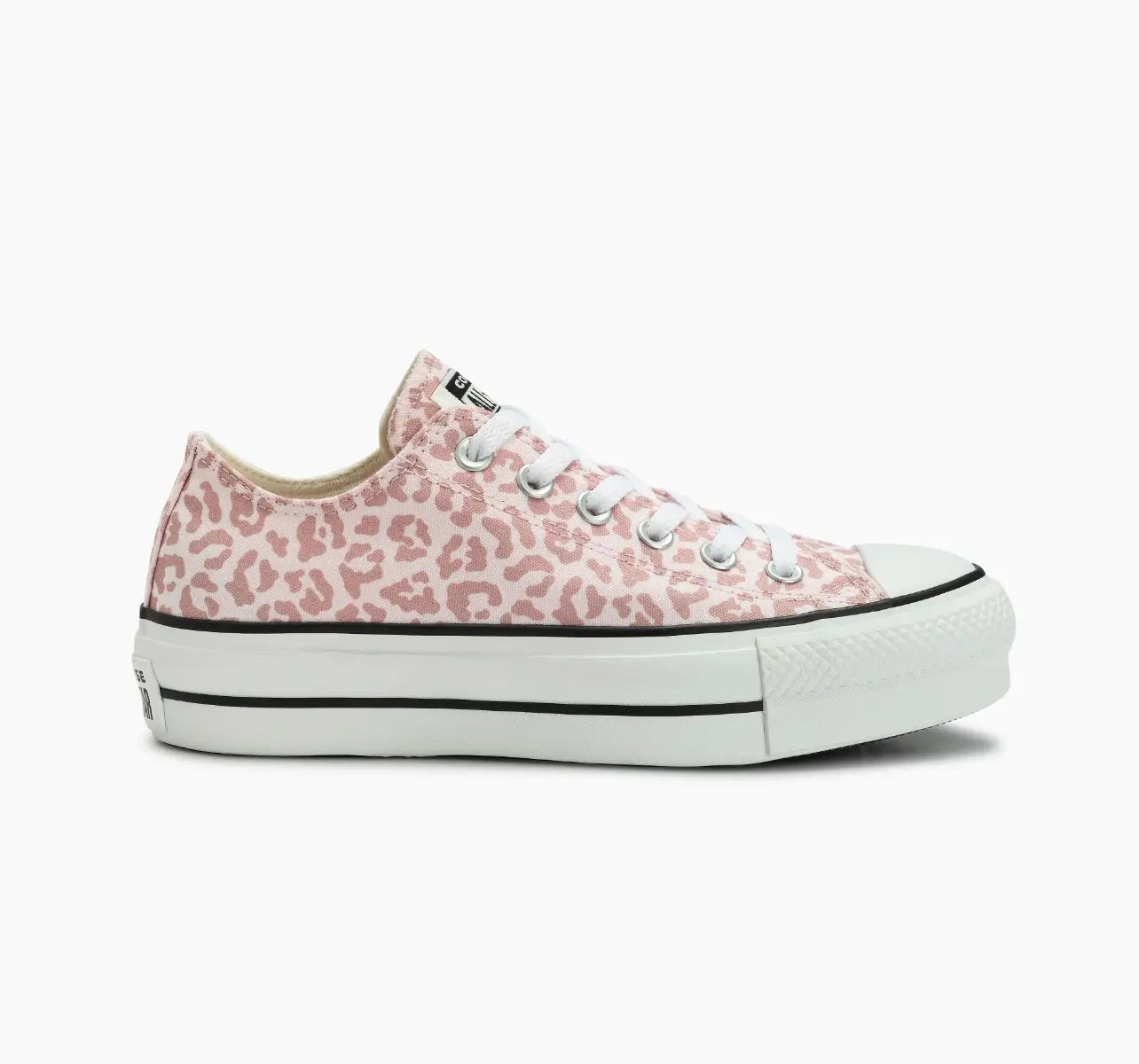 Chuck Taylor All Star Lift Neutral Colors Animal Print Cano Baixo