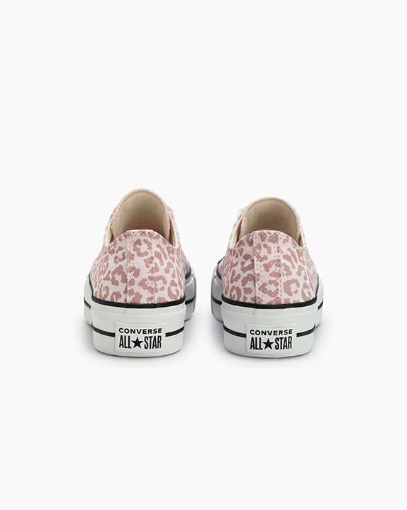 Chuck Taylor All Star Lift Neutral Colors Animal Print Cano Baixo