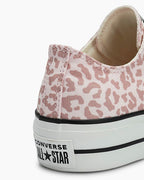 Chuck Taylor All Star Lift Neutral Colors Animal Print Cano Baixo