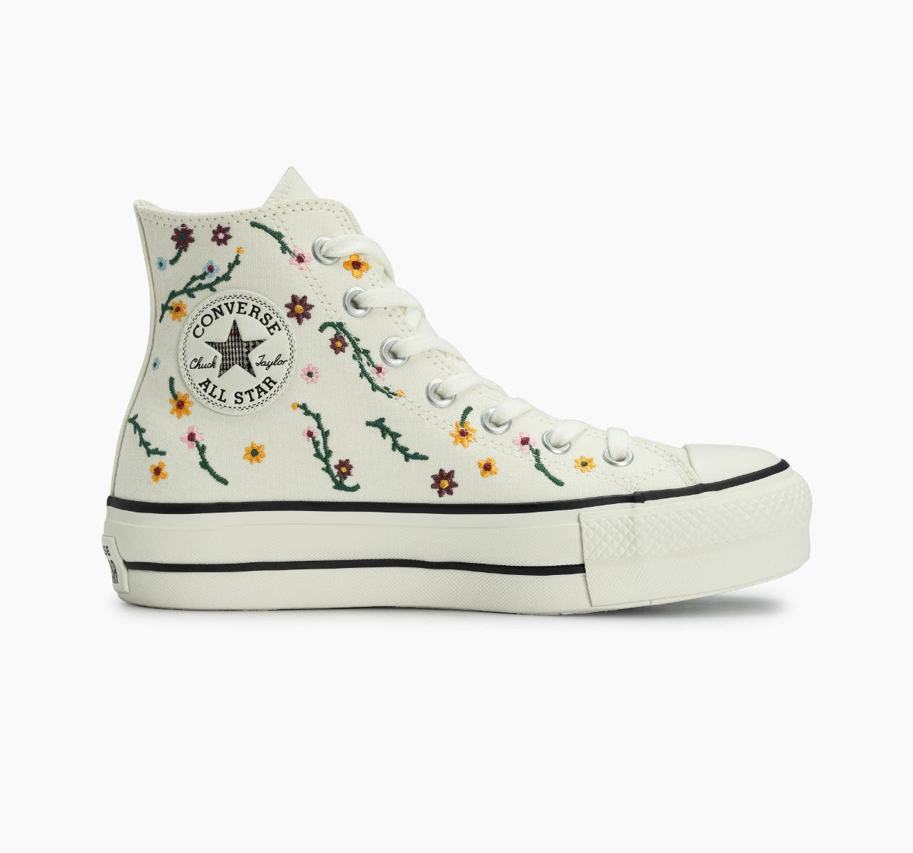 Chuck Taylor All Star Lift Floral Cano Alto