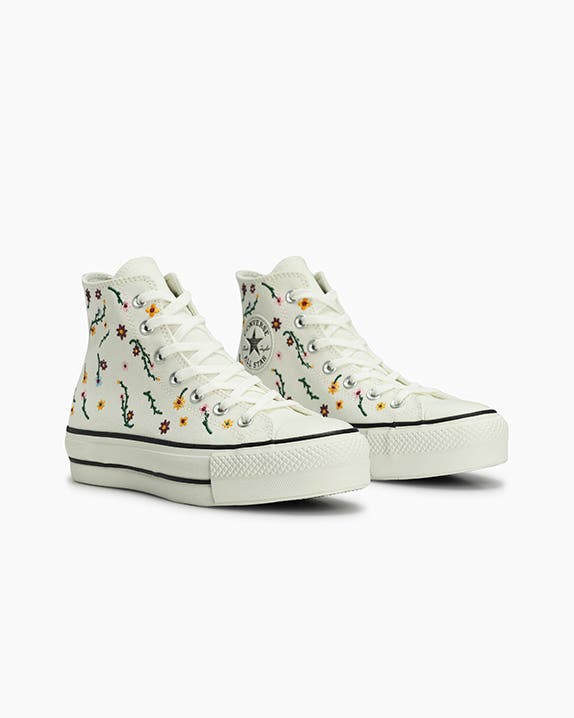 Chuck Taylor All Star Lift Floral Cano Alto
