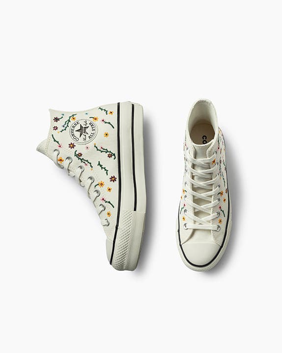 Chuck Taylor All Star Lift Floral Cano Alto