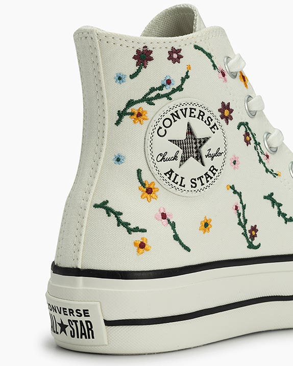 Chuck Taylor All Star Lift Floral Cano Alto