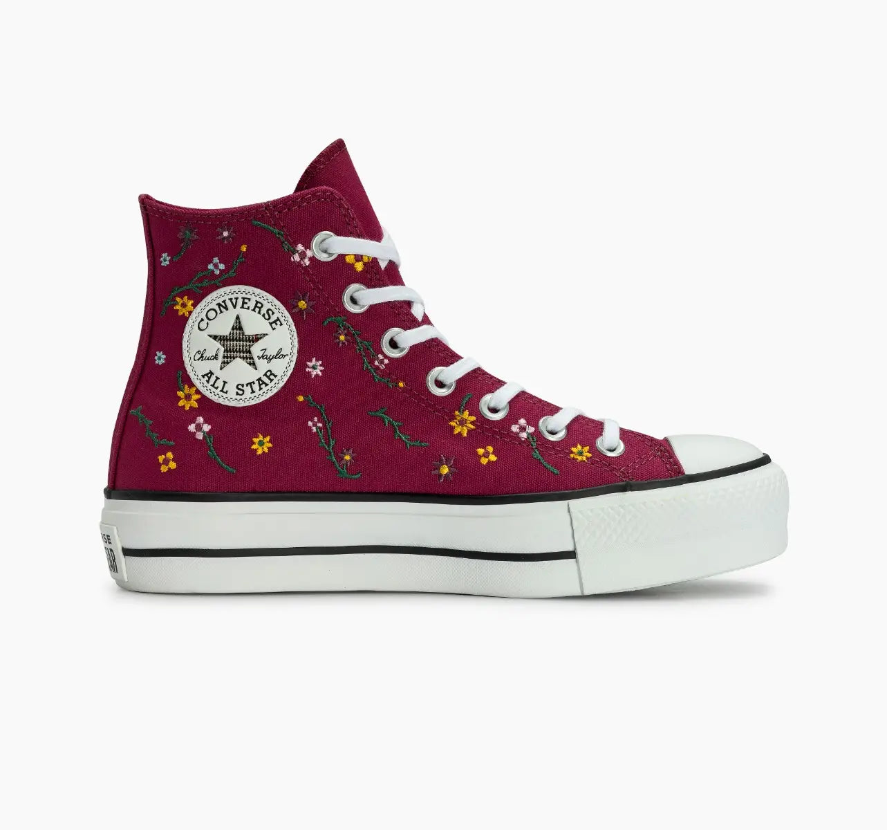 Chuck Taylor All Star Lift Floral Cano Alto